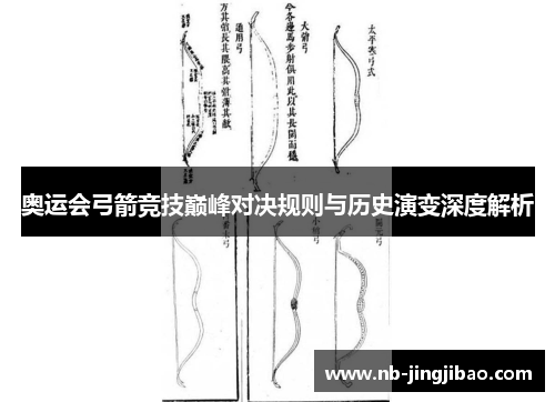 奥运会弓箭竞技巅峰对决规则与历史演变深度解析